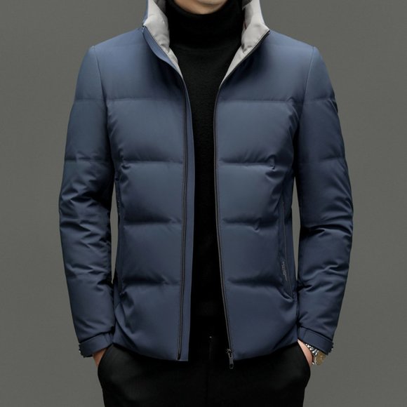 Light Luxury - Men's Fashionable Thickened Down Jacket - Picture 2 of 16
